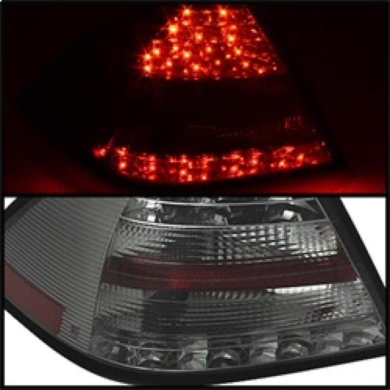 SPYDER 5069986 Spyder Mercedes Benz W203 C-CLASS 05-07 4DR Sedan LED Tail Lights Smoke ALT-YD-MBZC05-LED-SM