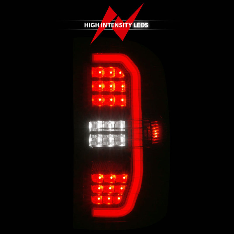 ANZO 311465 14-18 GMC Sierra 1500 Full LED Taillights Black Housing Smoke Lens (w/C Light Bars)
