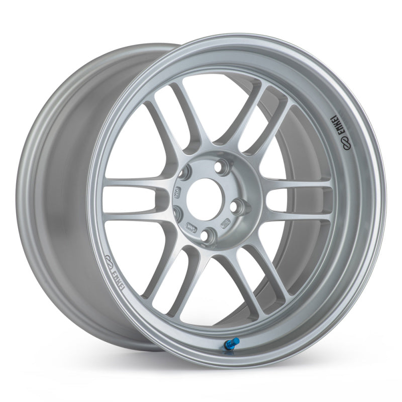Enkei 37981056500SP RPF1RS 18x10.5 5x114.3 0mm Offset 75mm Bore Silver Wheel