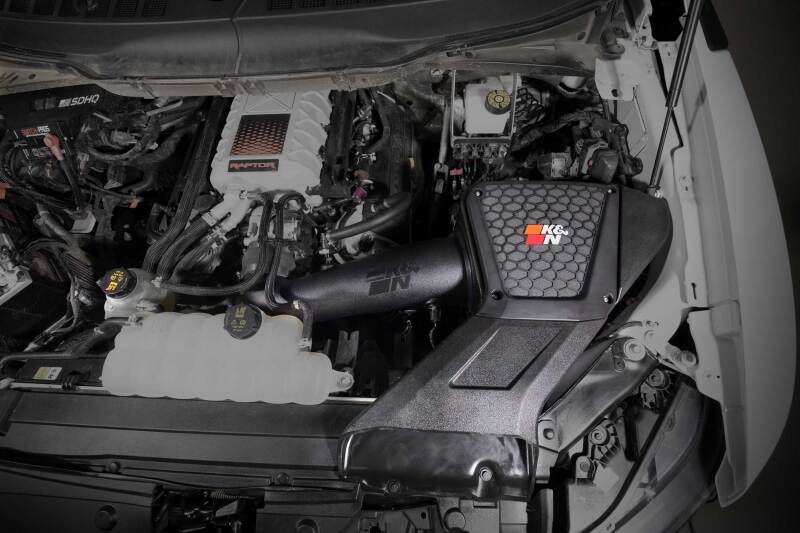 K&N Engineering 63-2624 K&N 23-24 Ford F150 Raptor R 5.2L V8 Performance Air Intake System