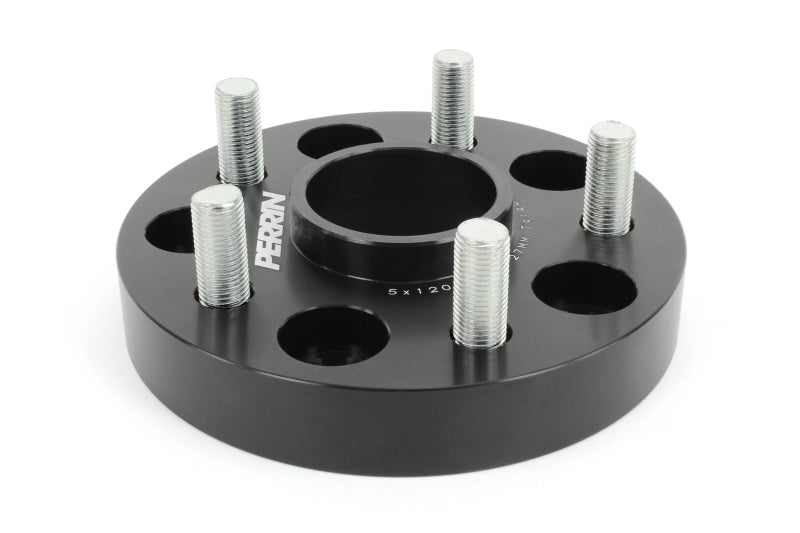 Perrin Performance PHP-WHL-027BK PERRIN 17-25 Honda Civic Type R / 22-26 Acura Integra Type S 64.1mm 5x120 Wheel Spacers 27mm - Pair