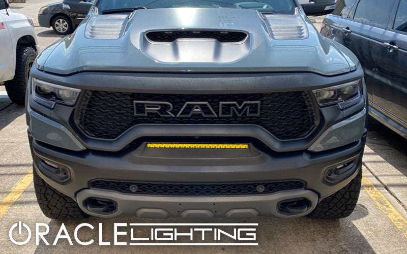 ORACLE Lighting 5885-006 19-22 RAM Rebel/TRX Front Bumper Flush LED Light Bar System - Yellow