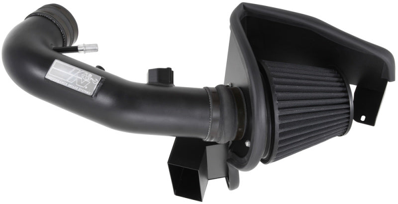 K&N Engineering 71-3527 K&N 11-14 Ford Mustang GT 5.0L V8 Black Performance Intake Kit