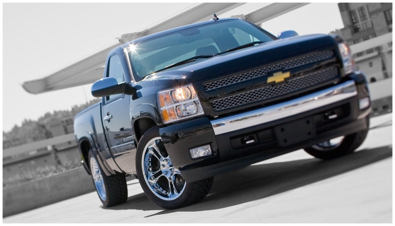 Bushwacker 40941-02 07-13 Chevy Silverado 1500 Fleetside OE Style Flares 4pc 69.3in Bed - Black