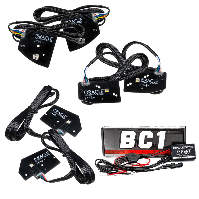 ORACLE Lighting 1448-335 Oracle 19-21 RAM 1500 Projector LED Headlight DRL Kit - RGBW+A w/ BC1 Controller SEE WARRANTY