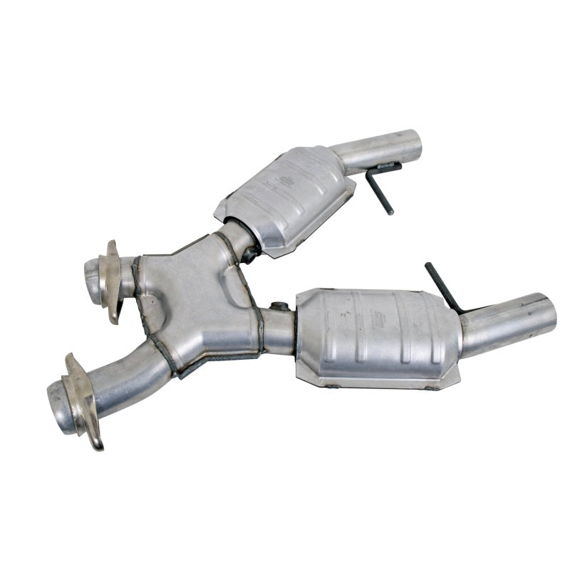 BBK 1666 96-98 Mustang 4.6 GT High Flow X Pipe With Catalytic Converters - 2-1/2