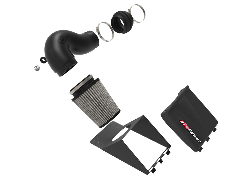 aFe 54-13025D Magnum FORCE Stage-2 Pro DRY S Cold Air Intake System 10-18 Ford Taurus SHO V6-3.5L (tt)
