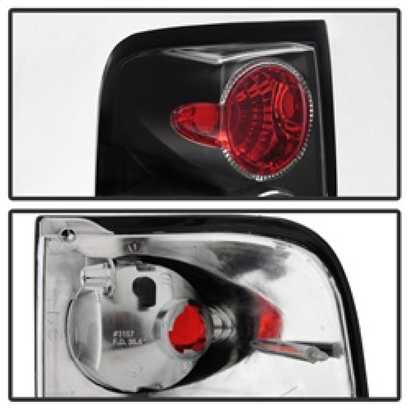 SPYDER 5003195 Spyder Ford F150 side 04-08 (Not Fit Heritage & SVT)Euro Tail Lights Blk ALT-YD-FF15004-BK