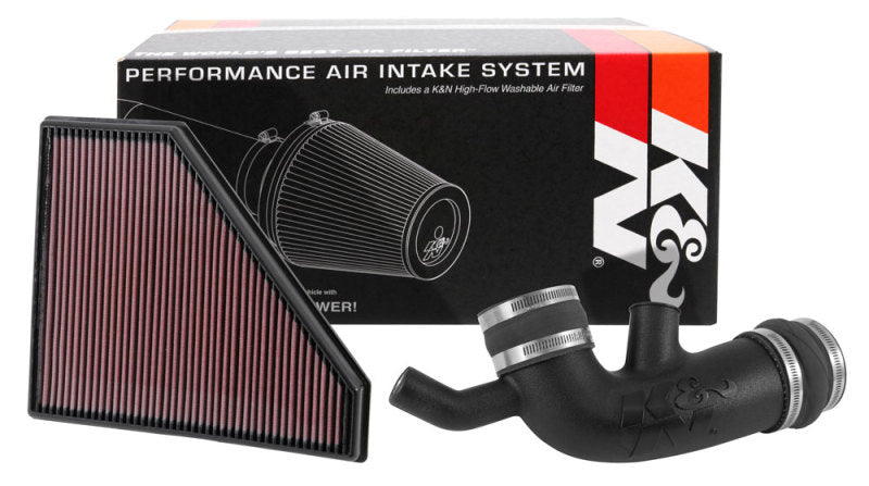 K&N Engineering 57-3094 K&N 16-19 Chevrolet Camaro V6-3.6L Performance Intake Kit