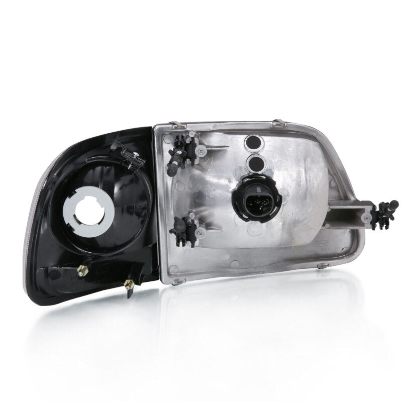 ANZO 111438 1997-2003 Ford F-150 Crystal Headlight G2 Clear With Parking Light