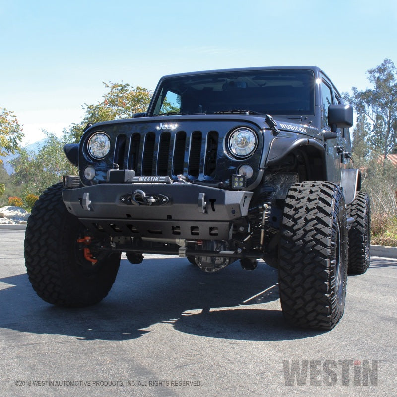 Westin 62-1005 /Snyper 07-17 Jeep Wrangler Tube Fenders - Front - Textured Black