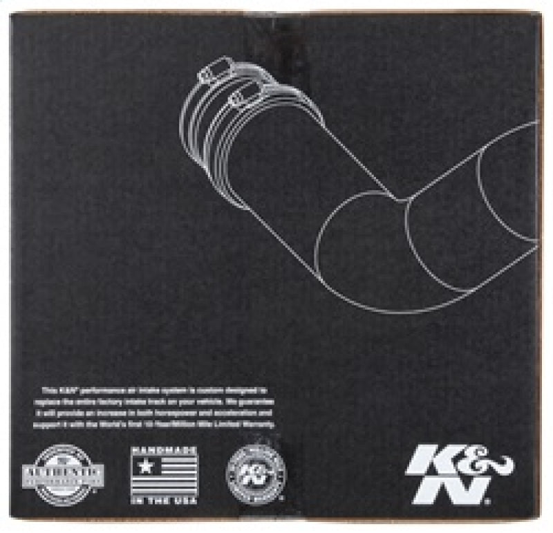 K&N Engineering 57-2594 K&N 15-17 Ford Mustang 3.7L V6 F/I Performance Intake Kit