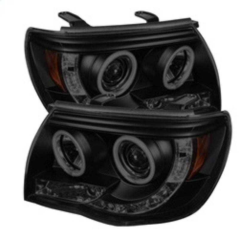 SPYDER 5079046 Spyder Toyota Tacoma 05-11 Projector Headlights CCFL Halo LED Blk Smke PRO-YD-TT05-CCFL-BSM