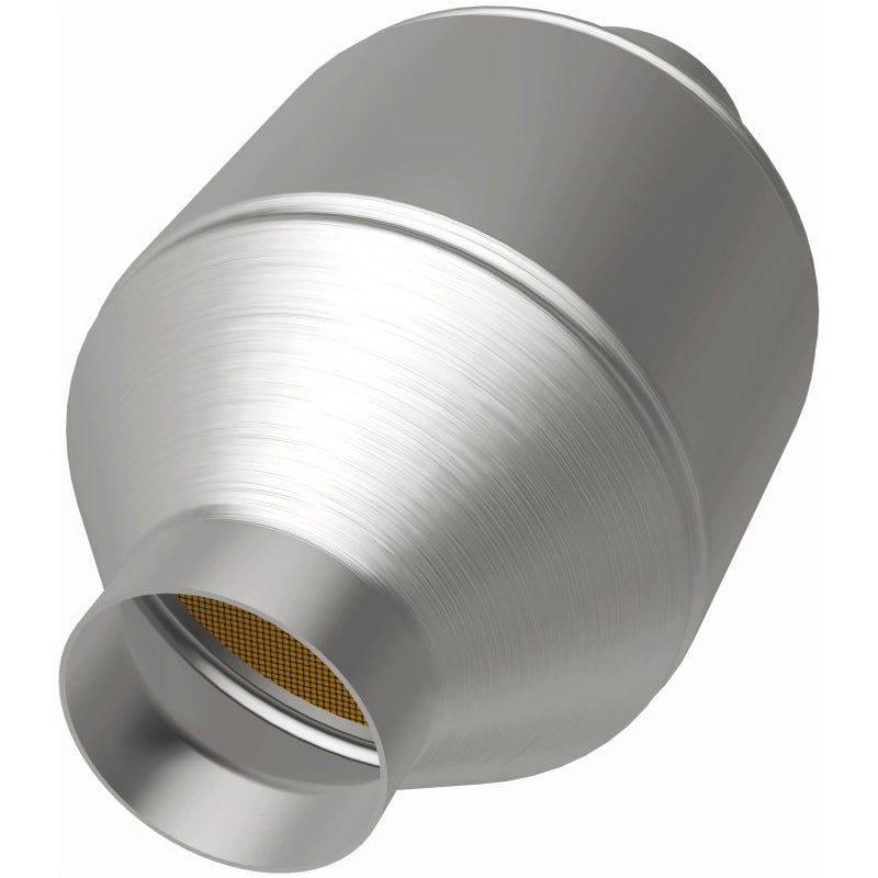 Magnaflow 51655 MagnaFlow Conv Univ 2.25in Inlet/Outlet Center/Center Round 3in Body L x 5in W x 8.75in Overall L