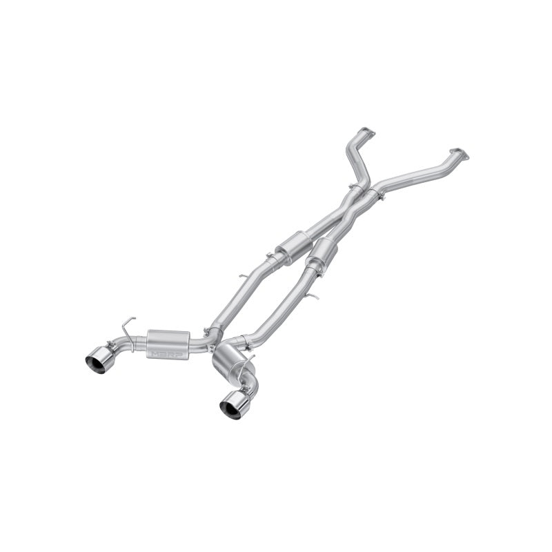 MBRP S4408304 23-24 Nissan Z 3.0L Armor Pro T304 Stainless Steel 3in Cat-Back Dual Rear Exit w/ 5in OD Tips