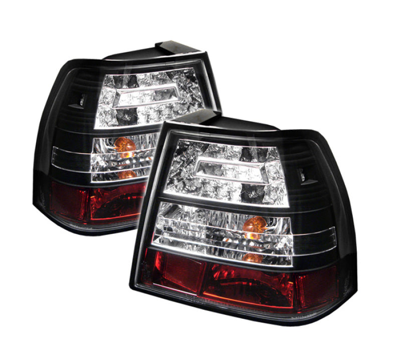 SPYDER 5008411 Spyder 99-04 Volkswagen Jetta Sedan (Excl Wagon) LED Tail Lights Black ALT-YD-VJ99-LED-BK