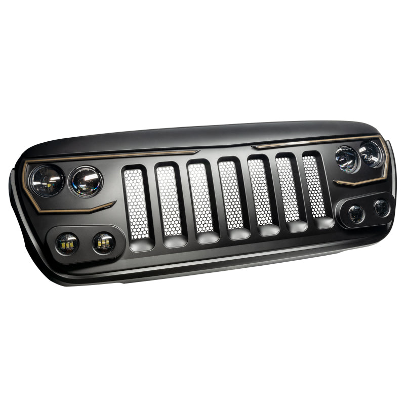 ORACLE Lighting 5837-PRO Oracle VECTOR Series Full LED Grille - Jeep Wrangler JL/JT - NA SEE WARRANTY