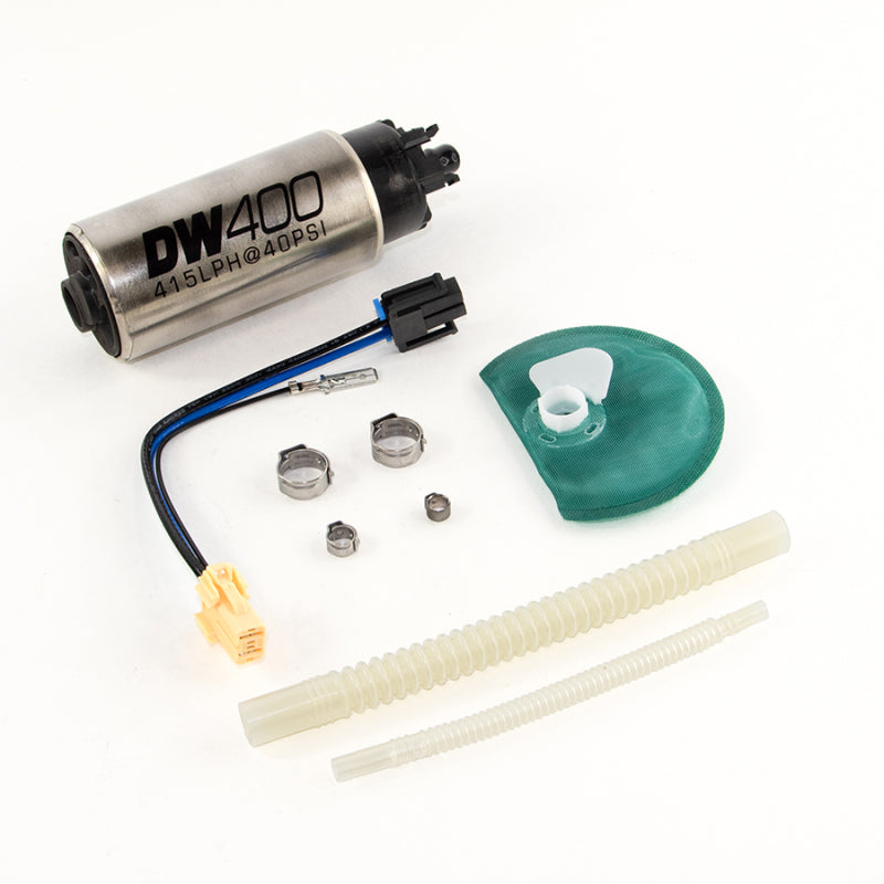 DeatschWerks 9-403-1047 415LPH DW400 Fuel Pump w/9-1047 Install Kit 15-17 Ford Mustang V6/GT w/ 1/8in Venturi