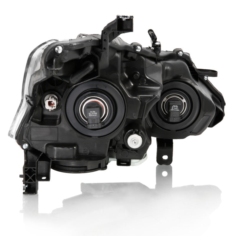 ANZO 121549 2013-2015 Nissan Altima Projector Headlight Black Amber