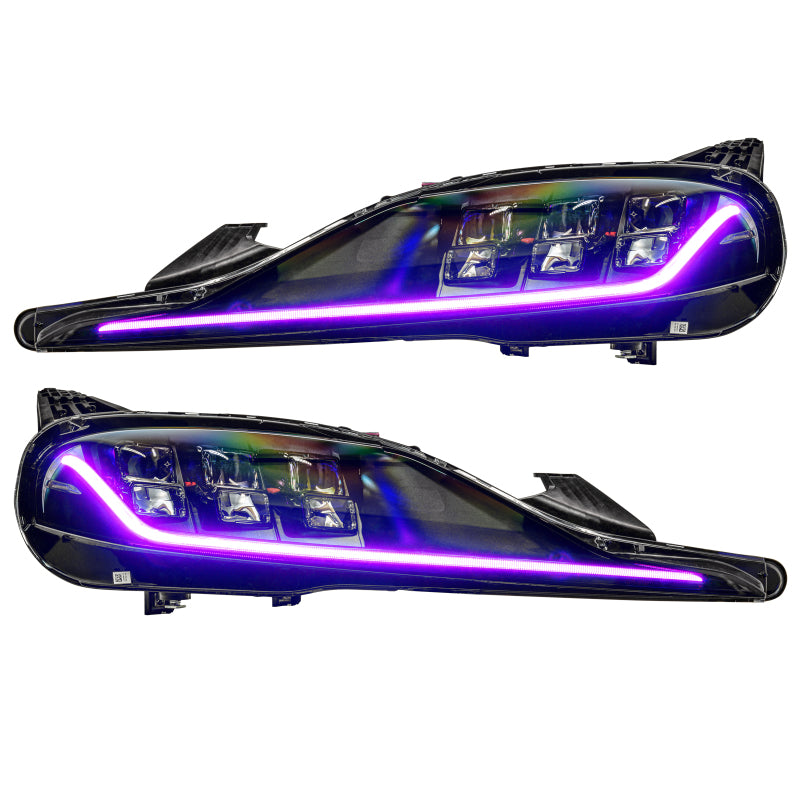 ORACLE Lighting 1400-504 Oracle 20-21 Toyota Supra GR RGB+A Headlight DRL Kit - ColorSHIFT w/ Simple Controller