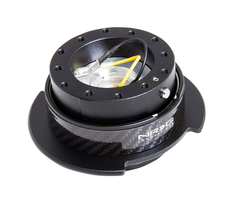 NRG SRK-250CF Quick Release Kit Gen 2.5 - Black / CF Ring
