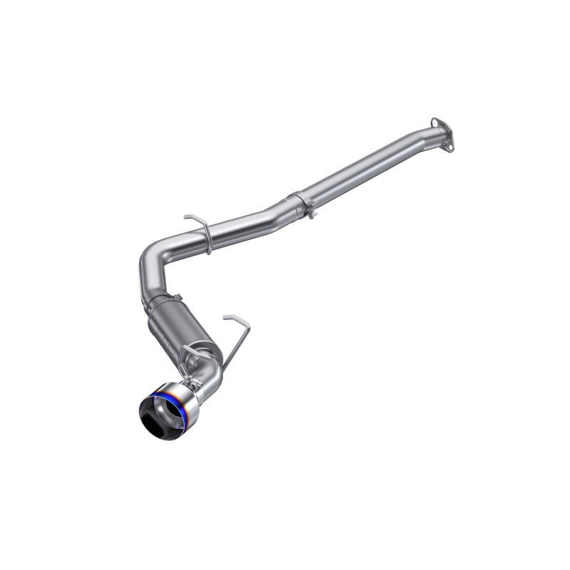 MBRP S48063BE 12-22 Subaru BRZ 17-22 Toyota GR86 Stainless Steel 3in Cat-Back-Single Rear Exit w Burnt Tip
