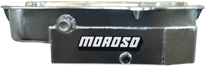 Moroso MOR21325 SBC 8qt CT Oil Pan - LH Dipstick