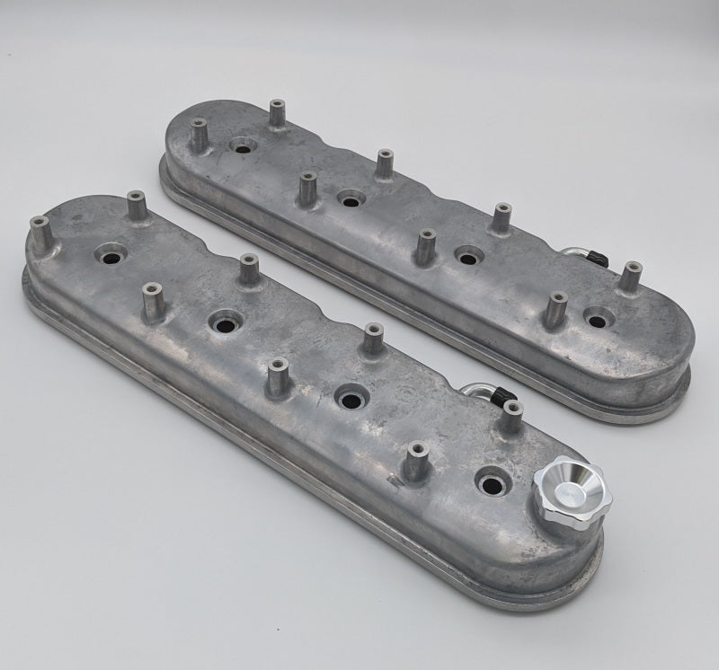 Granatelli Motor Sports 640360 Granatelli 96-22 GM LS Tall Valve Cover w/Integral Angled Coil Mounts - Cast Finish