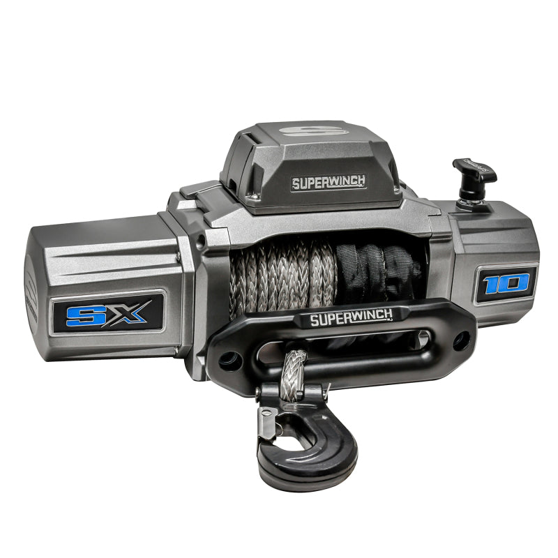 Superwinch 1710201 10000 LBS 12V DC 3/8in x 80ft Synthetic Rope SX 10000 Winch