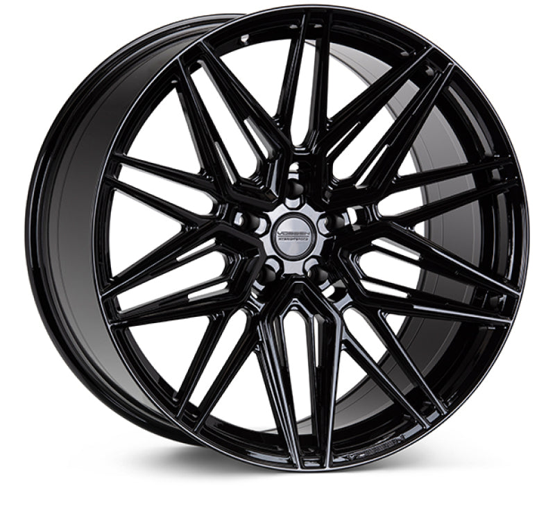 Vossen HF7-1B37 HF-7 21x12 / 5x120 / ET52 / Deep Face / 72.56 - Gloss Black Wheel