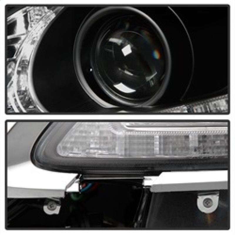 SPYDER 5082800 Spyder Lexus GS 300 / 350 / 450 06-11 Headlights - HID Model Only - Black PRO-YD-LG06-HID-DRL-BK