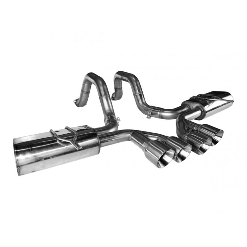 Kooks Headers 21506300 Kooks 97-04 Chevy Corvette Full 3in Axleback w/Pol Tips Requires 3in X-Pipe