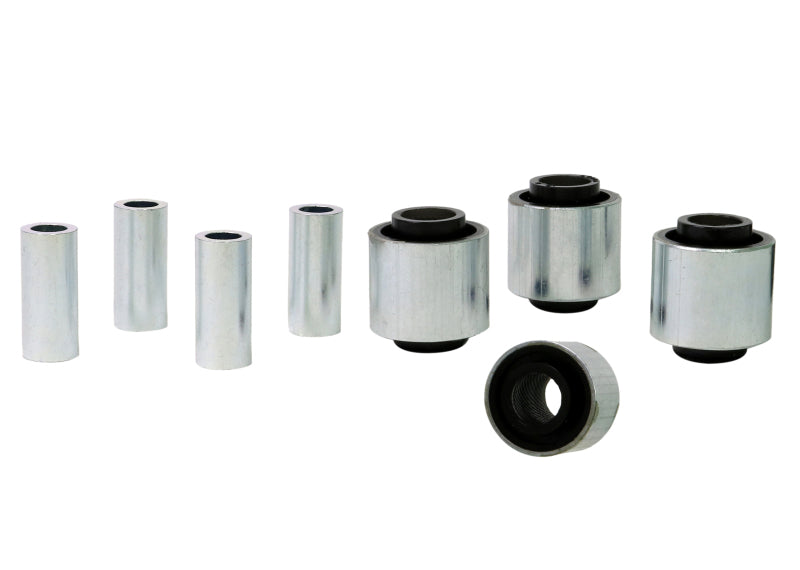 Whiteline W63393 Plus 9/89-8/09 Subaru Legacy Rear Control Arm Lower Front Inner & Outer Bushing Kit
