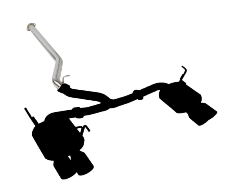 Remark RK-C4076S-02 22+ Subaru WRX (VB) Sports Touring Spec - 4in. SS Quad Tips (Non-Resonated)