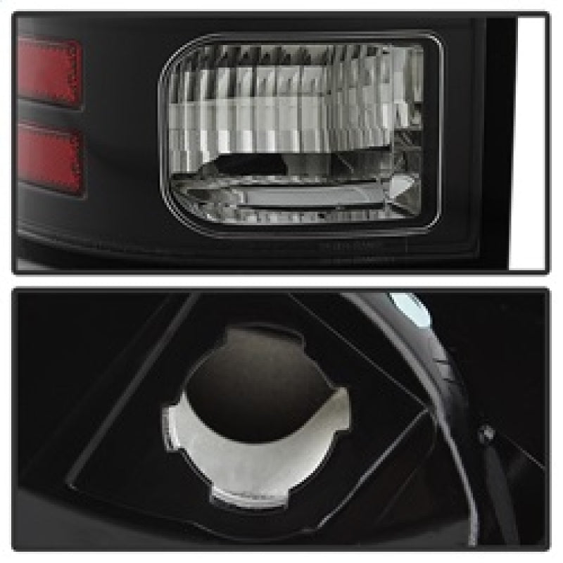 SPYDER 5084057 Spyder Dodge RAM 2013-2014 Light Bar LED Tail Lights - Black ALT-YD-DRAM13V2-LED-BK