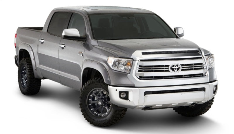Bushwacker 30918-53 16-18 Toyota Tundra Fleetside Pocket Style Flares 4pc 66.7/78.7/97.6in Bed - Silver Sky