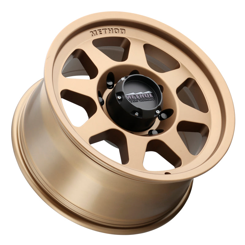 Method Wheels MR70189080918H Method MR701 HD 18x9 +18mm Offset 8x6.5 130.81mm CB Method Bronze Wheel