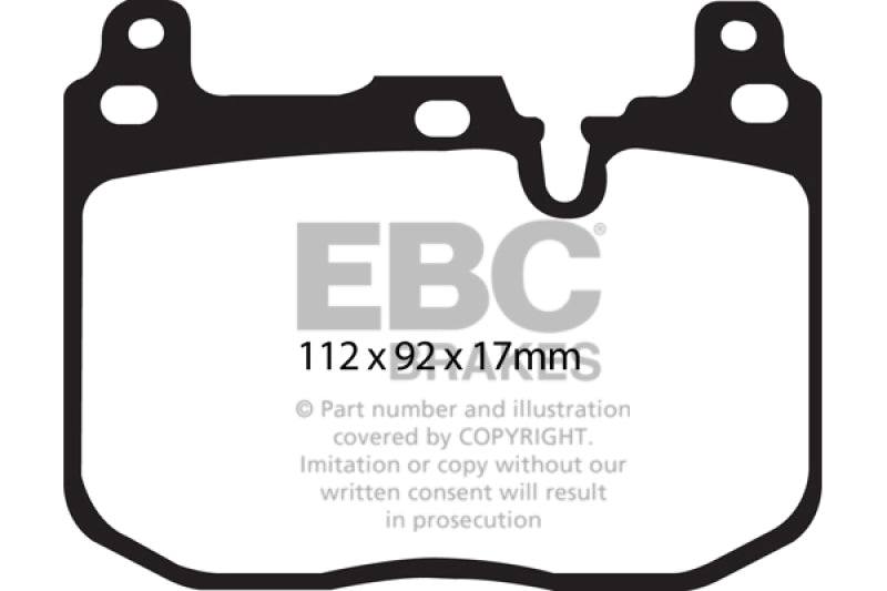 EBC DP42130R 14+ BMW i8 1.5 Turbo/Electric Yellowstuff Front Brake Pads