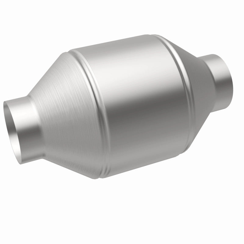 Magnaflow 51655 MagnaFlow Conv Univ 2.25in Inlet/Outlet Center/Center Round 3in Body L x 5in W x 8.75in Overall L