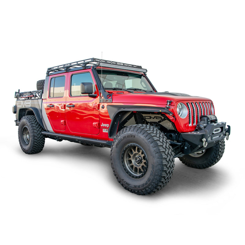 DV8 Offroad RRJL-02 07-18 Jeep Wrangler JK 4 DR / JL 2 DR & JT / 18+ Gladiator Roof Rack