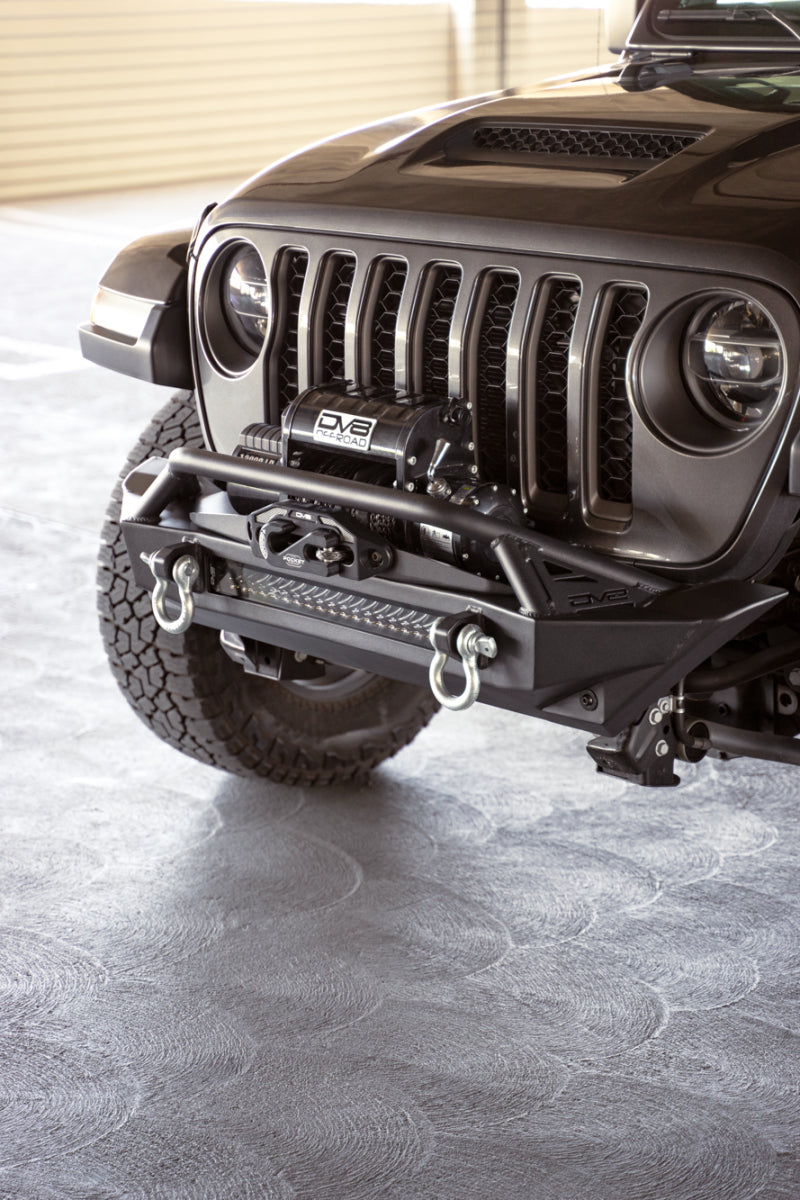 DV8 Offroad FBJL-11 07-23 Jeep Wrangler JK/JL & Gladiator JT FS-1 Series Stubby Front Bumper