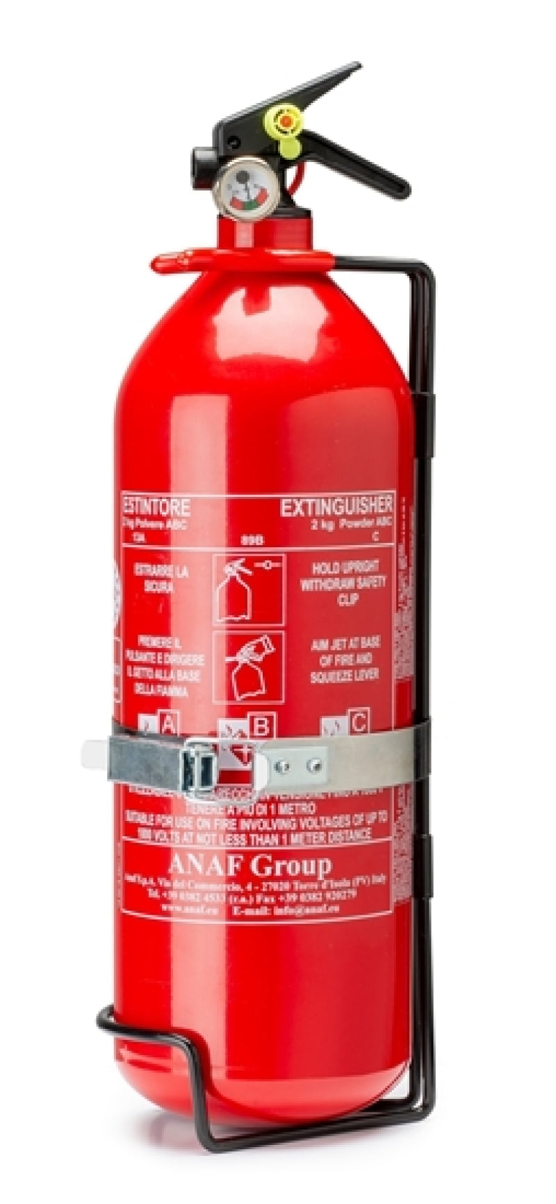 SPARCO 014773BSS2 Sparco 2 Liter Handheld Steel Extinguisher