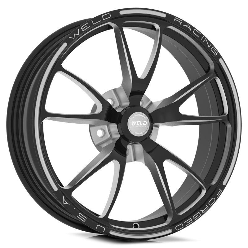 Weld 82B-1806206 Full Throttle 1-Piece 18x6 / 5x4.5 BP / 3.2in. BS Black Wheel - Non-Beadlock