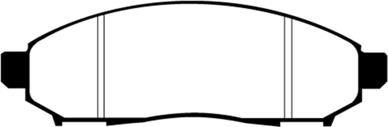 EBC DP61747 05+ Nissan Frontier 2.5 2WD Greenstuff Front Brake Pads