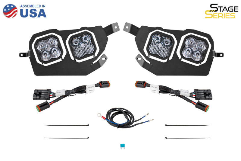 Diode Dynamics DD7842P 14-23 Polaris RZR XP SS3 LED Headlight Mounting Bracket Kit