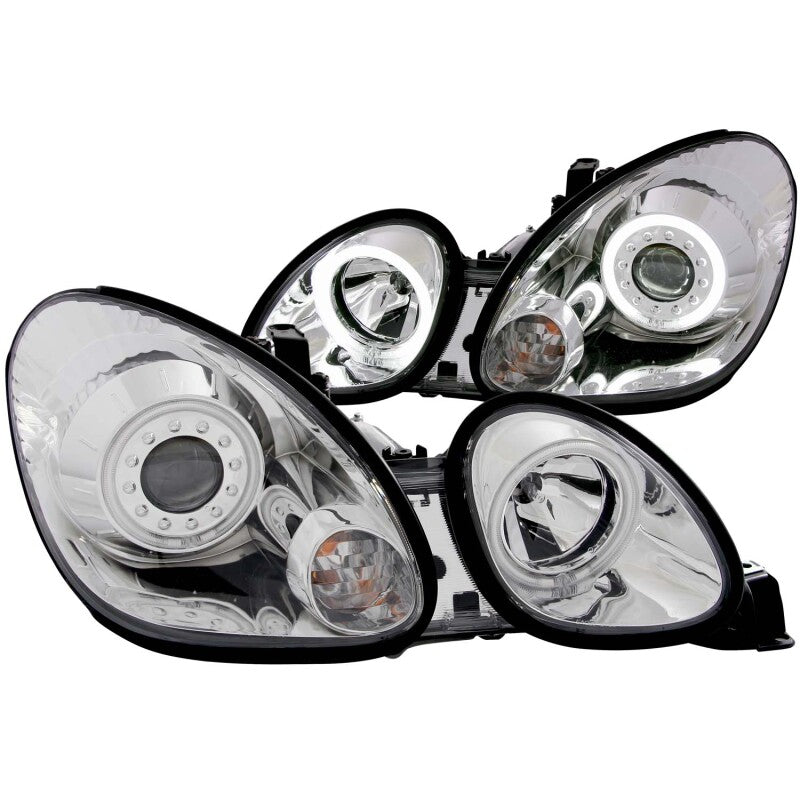 ANZO 121143 1998-2005 Lexus Gs300 Projector Headlights w/ Halo Chrome