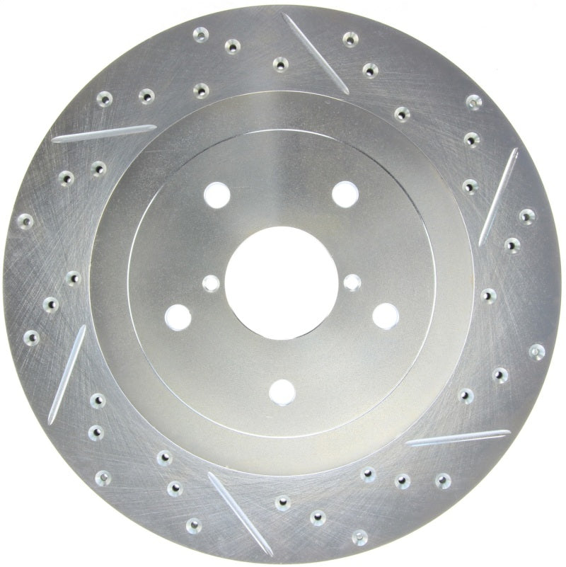 Stoptech 227.47023L StopTech Select Sport 05-07 Subaru Impreza (DOES NOT FIT WRX/STI) Slotted / Drilled Left Rear Rotor