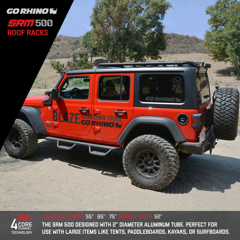 Go Rhino 5935065T SRM 500 Roof Rack - 65in