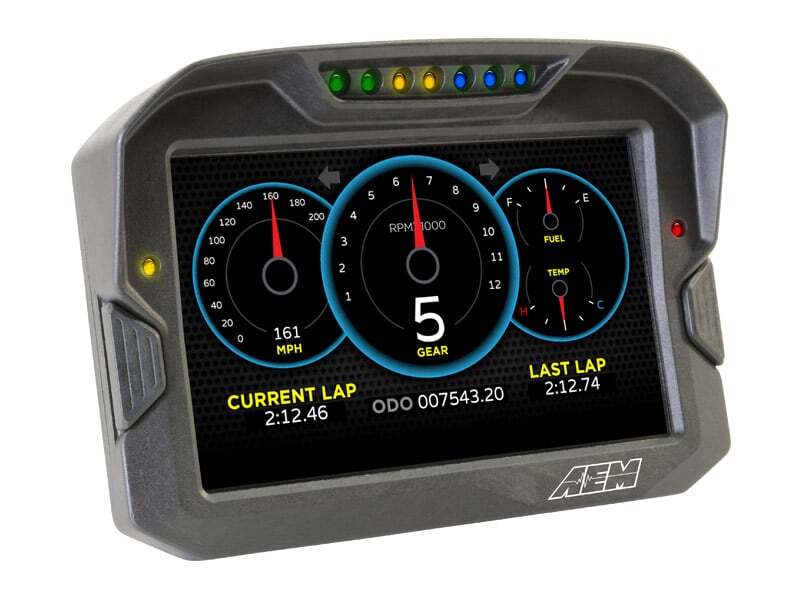AEM 30-5700 CD-7 Non Logging Race Dash Carbon Fiber Digital Display (CAN Input Only)