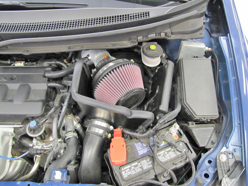 K&N Engineering 69-1020TS K&N 12-13 Honda Civic 1.8L L4 Silver Typhoon Intake